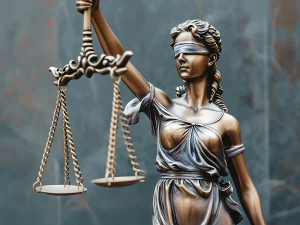 Statue of Lady Justice holding scales, symbolizing Florida court review of criminal convictions